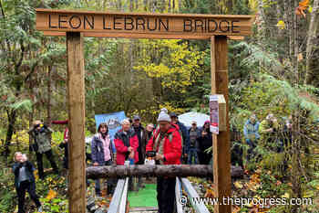 Chilliwack hiking bridge named after 'tireless champion' of Trans Canada Trail – Chilliwack Progress - Chilliwack Progress