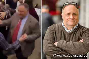 Controverse over filmpje van dansende Marc Van Ranst tijdens feest: “Maar ventilatie was in orde” - Het Nieuwsblad