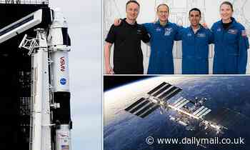 NASA and SpaceX will launch four astronauts to the ISS later today