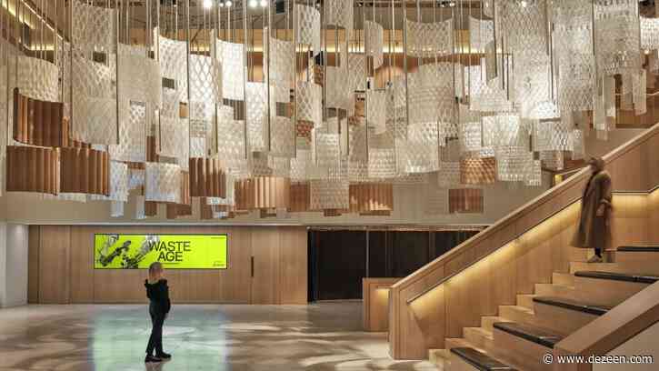 Aurora installation at the Design Museum empowers circular designers says Arthur Mamou-Mani