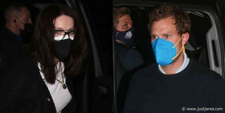 Jamie Dornan & Caitriona Balfe Arrive at 'Belfast' Q&A Screening