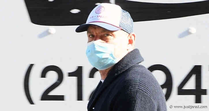 Liev Schreiber Zips Around NYC on An Electric Scooter