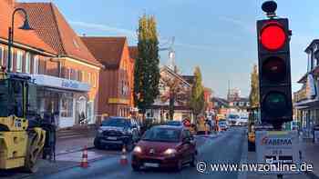 Schadstellen werden im Garreler Ortskern beseitigt: Bauarbeiten sorgen für Verkehrsbehinderungen auf der Hauptstraße - Nordwest-Zeitung