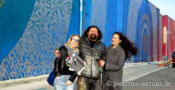 "Tres soles y un rio" - Said Dokins hat jetzt in Dresden seine Wall am Citybeach - Pieschen Aktuell