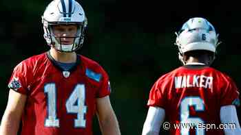 Panthers set to move Darnold to IR, start Walker