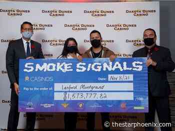 Smoke Signals jackpot winner collects just over $1.5M