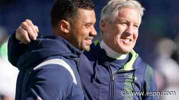 Seahawks' Wilson 'looks pretty good' at practice