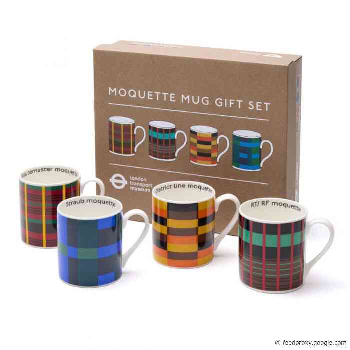 Now you can drink from a London Underground moquette mug