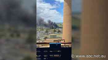 Yallourn power station fire under control but generators currently running at a minimum