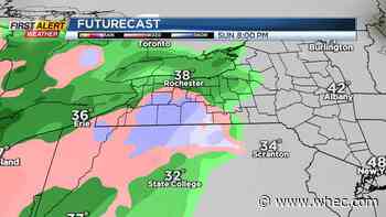 Windy and mild weather will give way to a colder pattern this weekend with rain and snow showers