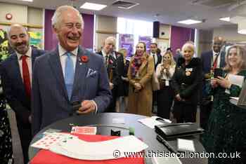 Prince Charles visits Brixton NatWest bank branch