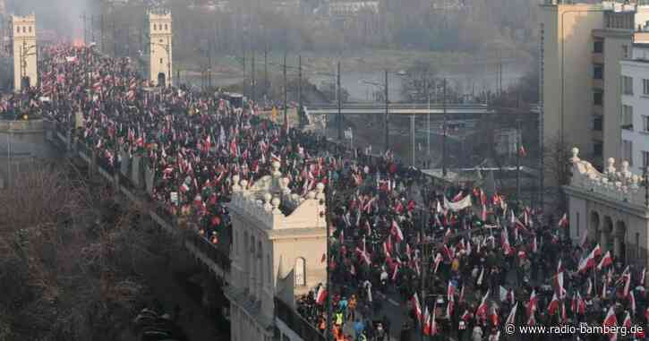 Zehntausende Nationalisten ziehen durch Warschau