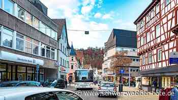 Nagold öffnet den Kreisel: Umleitung durch die Marktstraße ist bald beendet