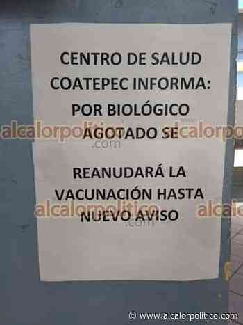 En tres días se agotaron las vacunas contra influenza en Coatepec - alcalorpolitico