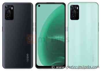 Oppo A55s press render leaked