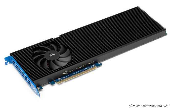 OWC Accelsior 8M2 is the world’s fastest and highest capacity PCIe SSD