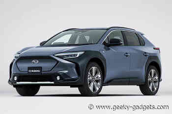 Subaru Solterra electric vehicle gets official