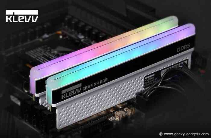 KLEVV DDR5 standard and 6,400 MHz gaming memory enters production this year