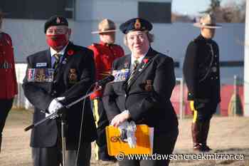 Dawson Creek holds short, serene Remembrance Day Ceremony - Dawson Creek Mirror