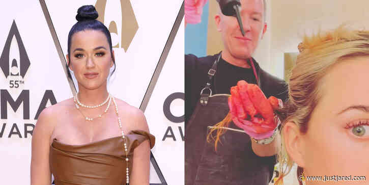 Katy Perry Dyed Her Hair Black Again & Orlando Bloom Had the Best Comment!