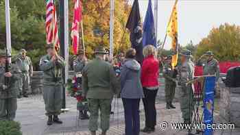 Ceremony held at Greater Rochester Vietnam Veterans Memorial