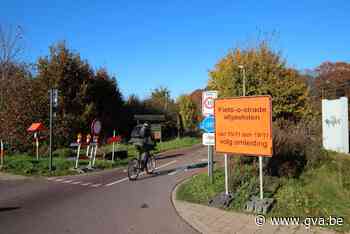 Drukke fietsostrade in Boechout voor een week onderbroken - Gazet van Antwerpen