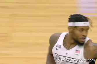 Nate Watson puts down a dunk to help Providence extend lead against Sacred Heart, 47-41