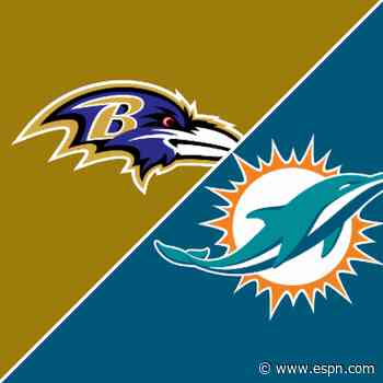 Follow live: Ravens riding high, look to stay hot against Dolphins
