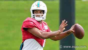 Brissett starts for Dolphins; Tua active as backup