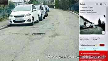 Gute Noten für Nagolds Straßen: Erfolgreiche Schlaglochjagd per Handy-App