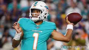 Tua helps Dolphins to win after Brissett injured
