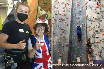 Old Coulsdon great-grandma, 93, goes rock climbing for first time