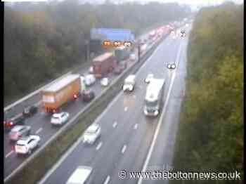 Traffic updates with rush hour congestion across Bolton