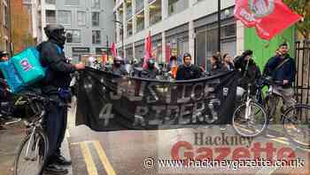Deliveroo drivers protest at Dalston McDonald's over parking - Hackney Gazette