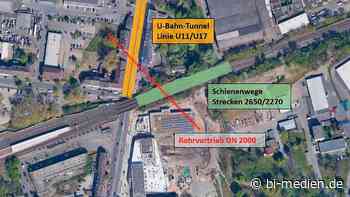 Essen: Besonderer Rohrvortrieb unter Bahn und über U-Bahn - B_I umweltbau