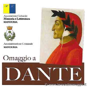 Omaggio a Dante, il 25 novembre a Manduria • La Voce di Maruggio - La Voce di Maruggio