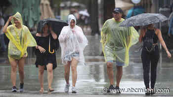 Half of South Florida Will See Rain and Few Storms Friday, Humidity Up