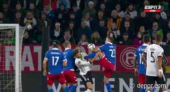 Para ir al hospital: Goretzka recibió ‘planchazo’ en el rostro en el Alemania-Liechtenstein [VIDEO] - Diario Depor