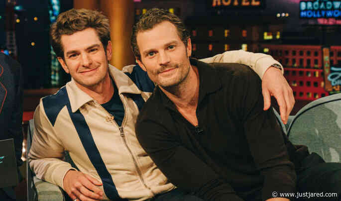 Jamie Dornan & Andrew Garfield Took a High-Stakes Friendship Quiz on 'Corden' - Watch Now!