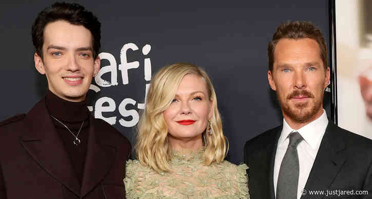 Kristen Dunst Joins Benedict Cumberbatch & Kodi Smit-McPhee at 'The Power of the Dog' Screening During AFI Fest 2021
