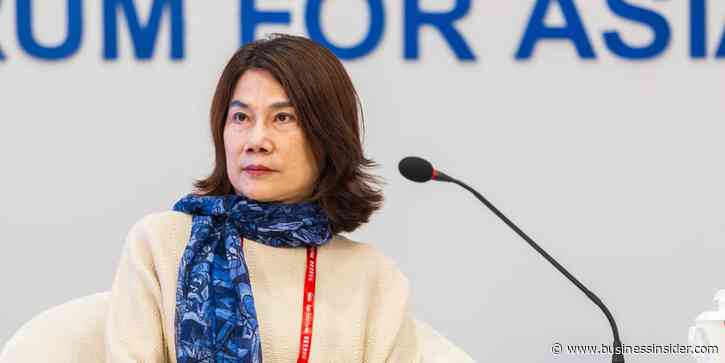 One of the top businesswomen in China, who's called China's 'iron lady' and says she's never taken a day of vacation, hinted at making a 22-year-old intern her successor