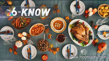 6 to Know: Paying Less For Thanksgiving Meal Amid Inflation, Miami “Bitcoin Yield”