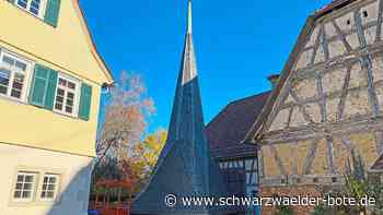 Mauritiuskirche Mötzingen: Helmsenke erfordert Maßarbeit