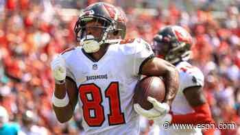 Bucs' Brown, Gronkowski ruled out vs. WFT