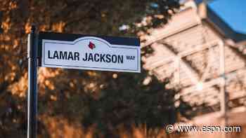 Cruising Lamar Jackson Way: Louisville great and NFL MVP gets a street named after him