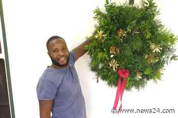 This Cape Town gardener's passion for plants led to impressive Christmas wreaths - News24