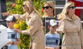 Ivanka Trump visits Jewish food bank in Miami with son Joseph - Daily Mail