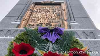 Saskatoon honours, remembers those who died while serving and protecting Canada - CTV News Saskatoon