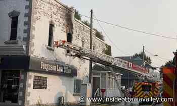 Multiple fire departments respond to structure fire in downtown Carleton Place - Ottawa Valley News