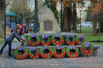Remembrance Day gatherings disrupted in British Columbia - Comox Valley Record